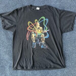 Vintage Tattoo The Earth Shirt Mens Large Black Crusade 2000 Tour Slip Knot Y2K